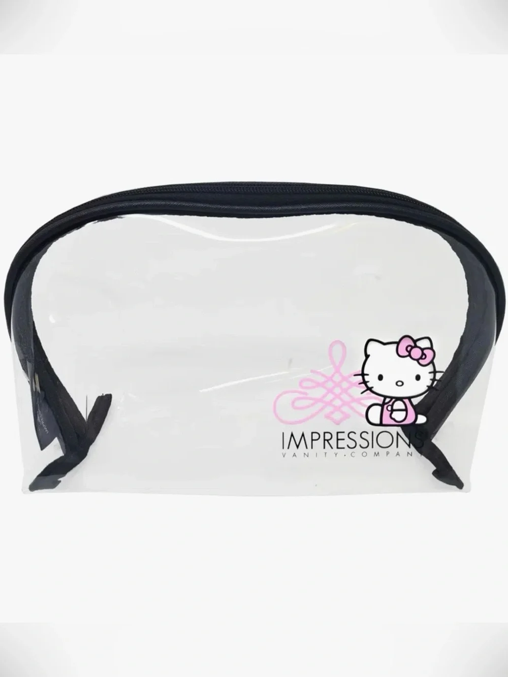 Impressions Hello Kitty Pink & White Nested Makeup Clutch Set